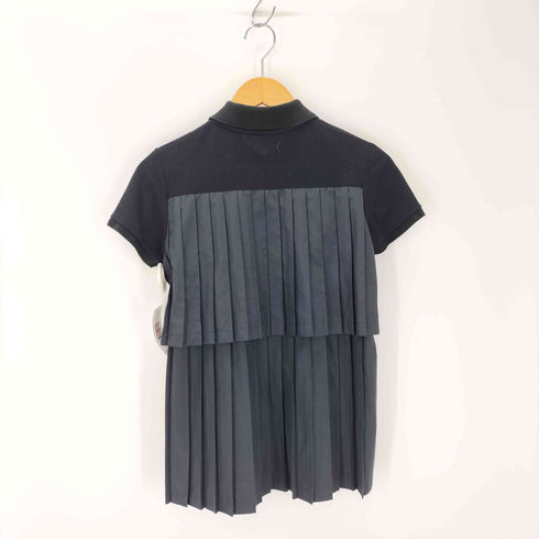 フレッドペリー FRED PERRY プリーツ切り替え 月桂樹刺しゅう ポロシャツ レディース 10