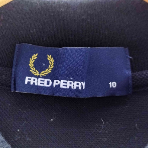 フレッドペリー FRED PERRY プリーツ切り替え 月桂樹刺しゅう ポロシャツ レディース 10