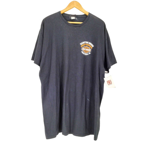 ハーレーダビッドソン HARLEY-DAVIDSON 両面プリントクルーネックTシャツ メンズ 2X