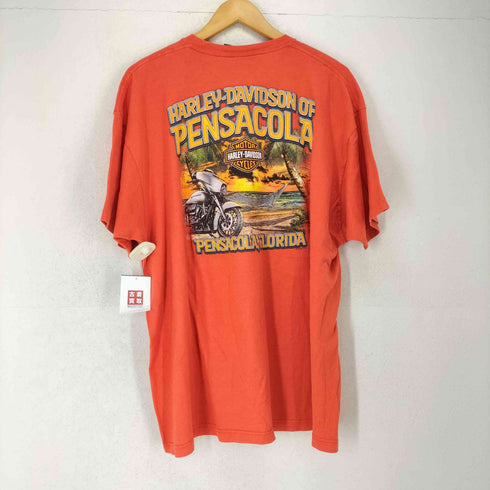 ハーレーダビッドソン HARLEY-DAVIDSON 両面プリントクルーネックTシャツ メンズ JPN:XXL