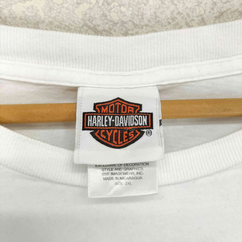 ハーレーダビッドソン HARLEY-DAVIDSON 両面プリントクルーネックTシャツ メンズ 2XL