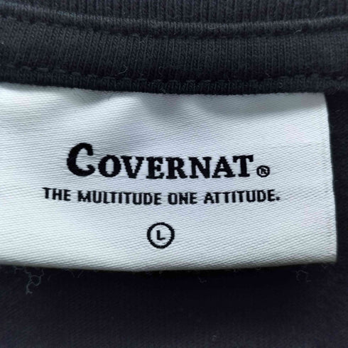 カバーナット Covernat ロゴプリントクルーネックTシャツ メンズ import:L