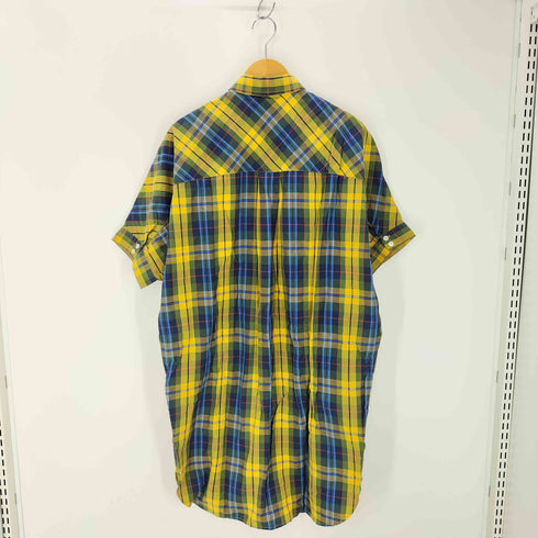 フレッドペリー FRED PERRY 月桂樹刺しゅう チェック柄シャツワンピース レディース 10
