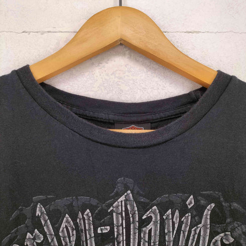 ハーレーダビッドソン HARLEY-DAVIDSON 両面プリントクルーネックTシャツ メンズ