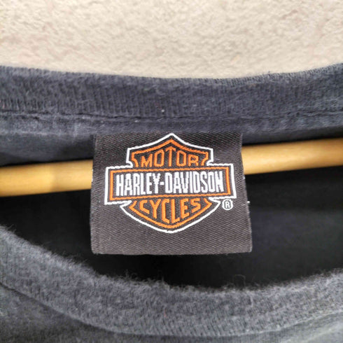 ハーレーダビッドソン HARLEY-DAVIDSON 両面プリントクルーネックTシャツ メンズ