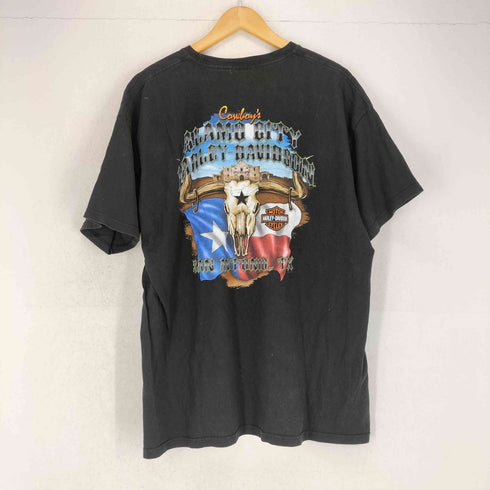 ハーレーダビッドソン HARLEY-DAVIDSON スカル 両面プリントクルーネックTシャツ メンズ JPN:XL