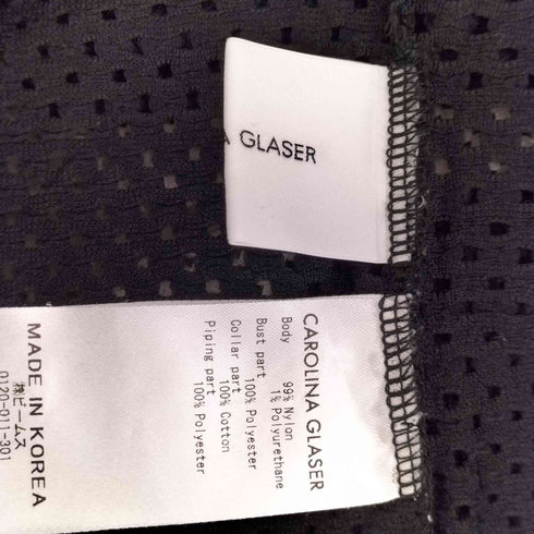 カロリナグレイサー CAROLINA GLASER 切替 メッシュポロシャツ レディース