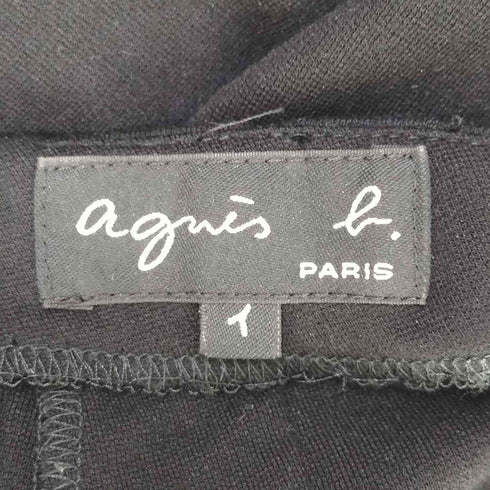 アニエスベー agnes b. PARIS タック フレアスカート レディース