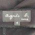アニエスベー agnes b. PARIS タック フレアスカート レディース