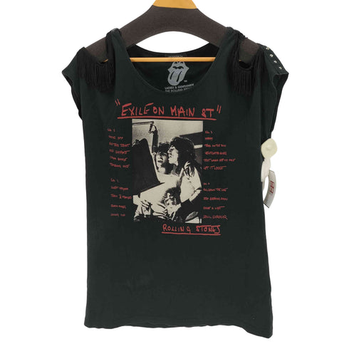ヒステリックス HYSTERICS スタッズフリンジデザインプリントTシャツ Y2K グランジ メンズ FREE