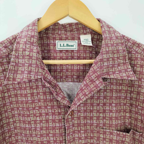 エルエルビーン L.L.Bean 70S-80S 総柄半袖シャツ メンズ JPN:L