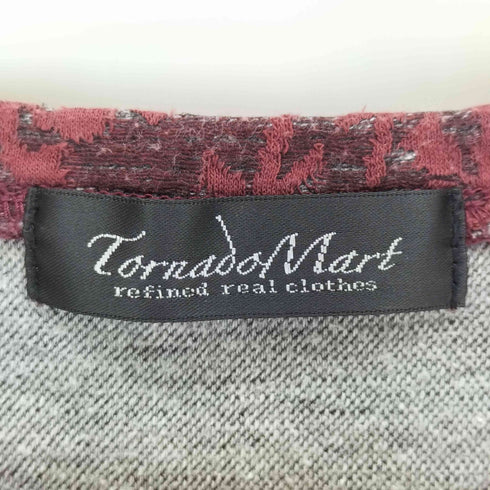トルネードマート TORNADO MART 総柄ジャガードVネックカットソー Y2K グランジ メンズ JPN:M