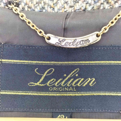 レリアン Leilian ツイード ダブル テーラードジャケット レディース 13+