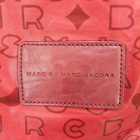マークバイマークジェイコブス Marc by Marc Jacobs ロゴパッチ 英字プリント ナイロン バックパック レディース