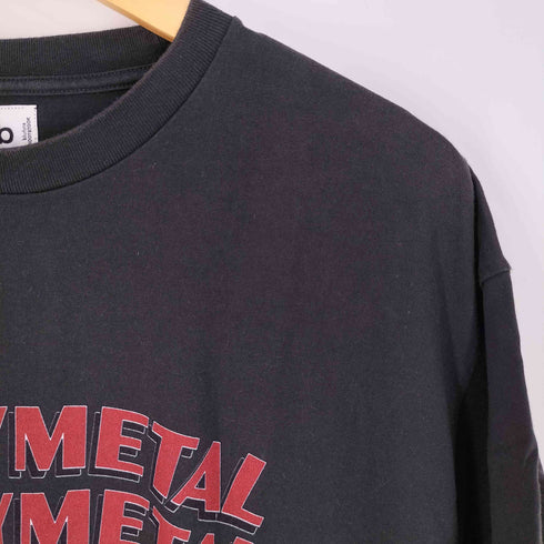 ブラームスルーツストックス blurhms ROOTSTOCK HEAVY METAL Print Tee BIG ヘビーメタル プリント Tシャツ メンズ JPN:4
