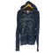 ディーゼル DIESEL パイル地 プリントVネックパーカー メンズ import:M