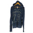 ディーゼル DIESEL パイル地 プリントVネックパーカー メンズ import:M