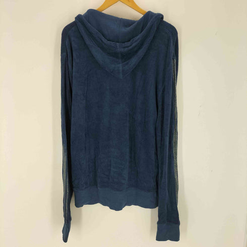 ディーゼル DIESEL パイル地 プリントVネックパーカー メンズ import:M