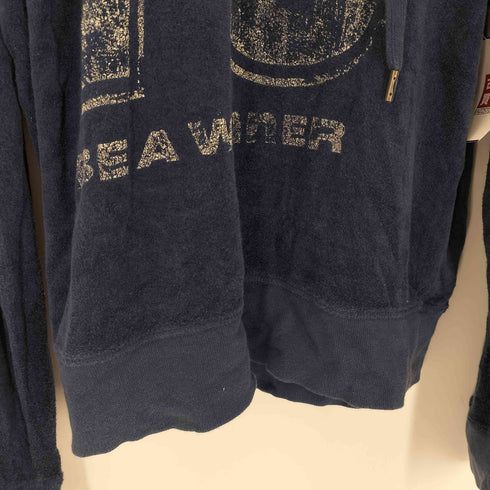 ディーゼル DIESEL パイル地 プリントVネックパーカー メンズ import:M