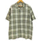 ステューシー Stussy 白タグ チェック オープンカラーシャツ メンズ import:XL