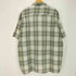 ステューシー Stussy 白タグ チェック オープンカラーシャツ メンズ import:XL