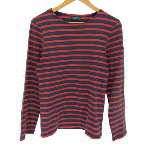 セントジェームスアトリエ SAINT JAMES LATELIER フランス製 ボートネックバスクTシャツ メンズ import:S