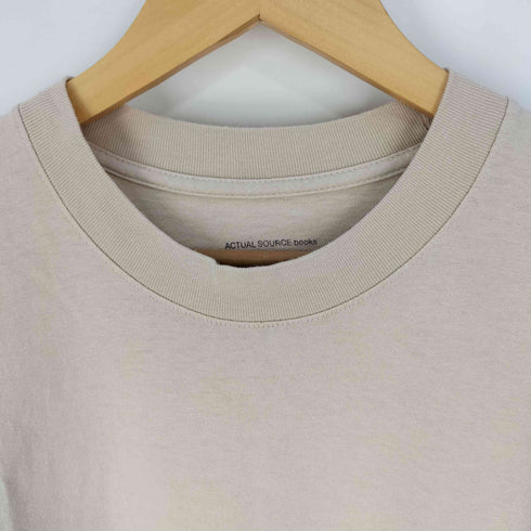 ACTUAL SOURCE books Study Tee 両面プリント Tシャツ メンズ import:XL