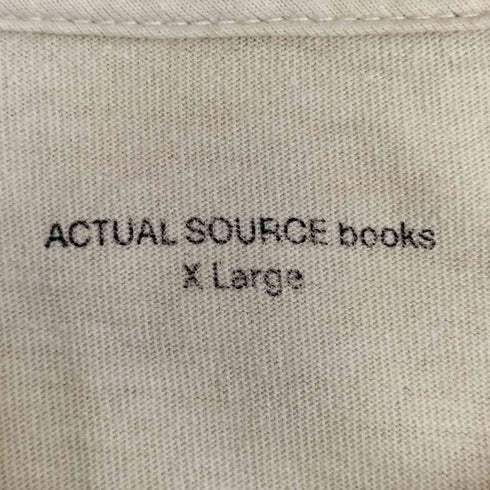 ACTUAL SOURCE books Study Tee 両面プリント Tシャツ メンズ import:XL