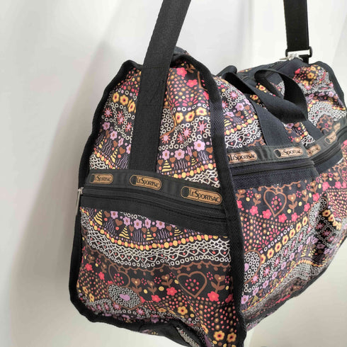 レスポートサック LeSportsac フラワー ハートプリント ボストン バッグ レディース
