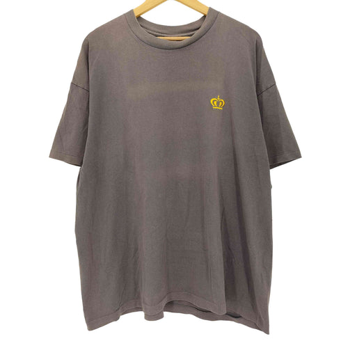 ステューシー Stussy 紺タグ USA製 クラウン刺繍 Tシャツ 袖&裾シングル メンズ import:XXL