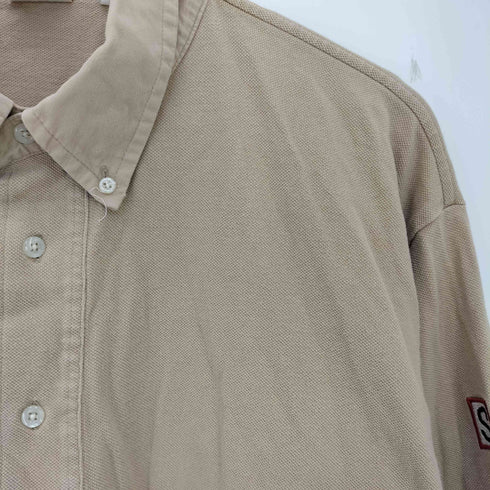 ステューシー Stussy 白タグ 長袖ポロシャツ S2C 袖ワッペン メンズ