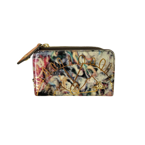 ヴィヴィアンウエストウッド Vivienne Westwood SIVA シヴァ オーブデザイン ラウンドファスナー エナメル キーケース レディース
