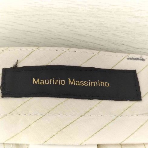 Maurizio Massimino イタリア製 サイドラインアンクルワイドパンツ メンズ 40