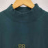 ステューシー Stussy 黒タグ USA製 刺繍 ハイネック ロングスリーブ Tシャツ モックネック メンズ import:L