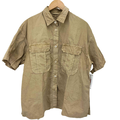 スピックアンドスパン Spick and Span 24SS ガーメントダイサファリシャツ レディース FREE