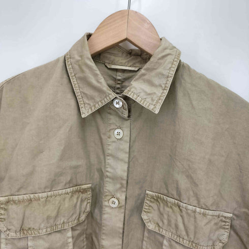 スピックアンドスパン Spick and Span 24SS ガーメントダイサファリシャツ レディース FREE