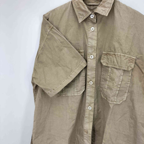 スピックアンドスパン Spick and Span 24SS ガーメントダイサファリシャツ レディース FREE
