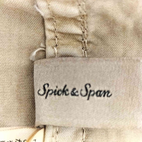 スピックアンドスパン Spick and Span 24SS ガーメントダイサファリシャツ レディース FREE