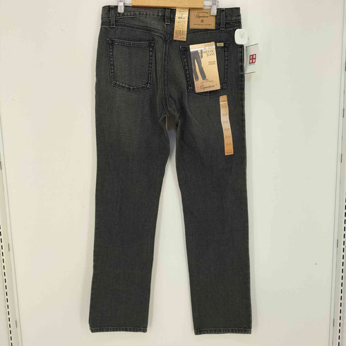 リーバイス Levis Signature REGULAR STRAIGHT ブラック デニム メンズ W37 L33