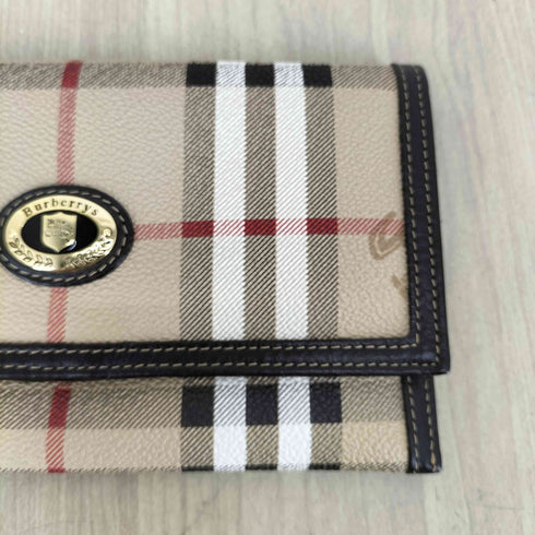 バーバリーズ BURBERRYS ノバチェック サフィアーノレザー 長財布 メンズ