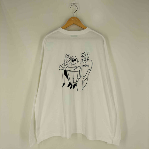 YU NAGABA A PIECE OF PAPER プリント ロングスリーブTシャツ ロンT メンズ JPN:XL