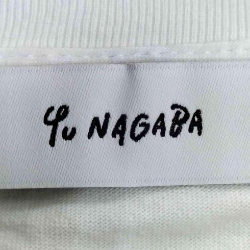 YU NAGABA A PIECE OF PAPER プリント ロングスリーブTシャツ ロンT メンズ JPN:XL