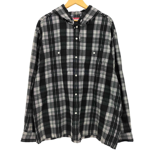 シュプリーム Supreme Printed Hooded Flannel Shirt メンズ import:XL