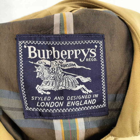バーバリーズ BURBERRYS 70S STYLEDタグ 裏地チェックトレンチコート メンズ