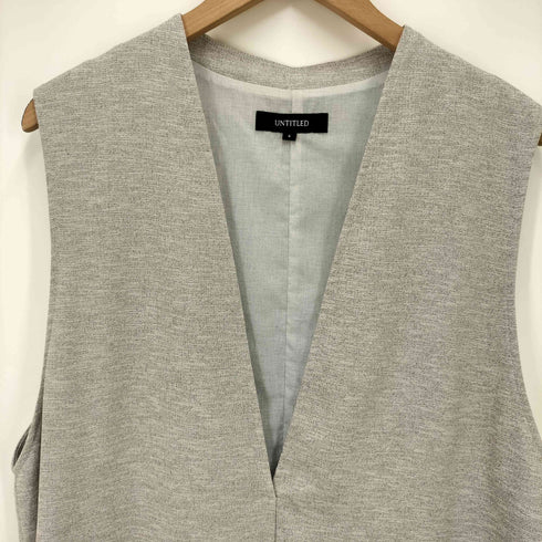 アンタイトル UNTITLED 22SS ジレ ふう ジャンパードレス レディース JPN:4
