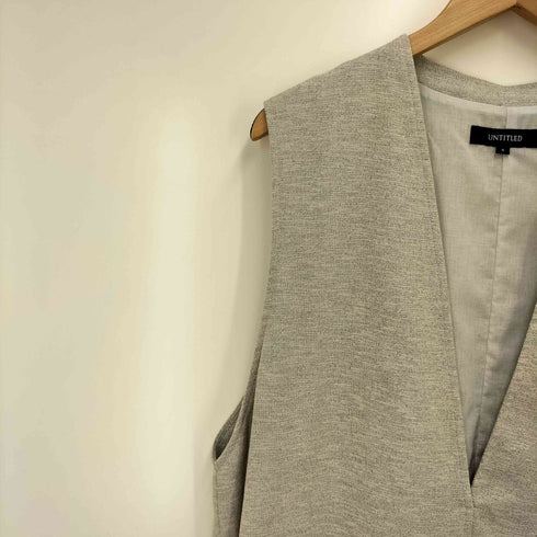 アンタイトル UNTITLED 22SS ジレ ふう ジャンパードレス レディース JPN:4