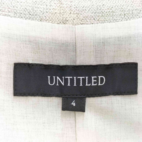 アンタイトル UNTITLED 22SS ジレ ふう ジャンパードレス レディース JPN:4