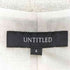 アンタイトル UNTITLED 22SS ジレ ふう ジャンパードレス レディース JPN:4