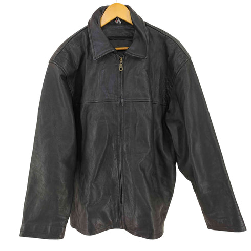 CUIR ジップレザージャケット メンズ
