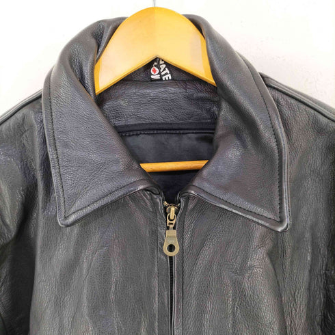 CUIR ジップレザージャケット メンズ